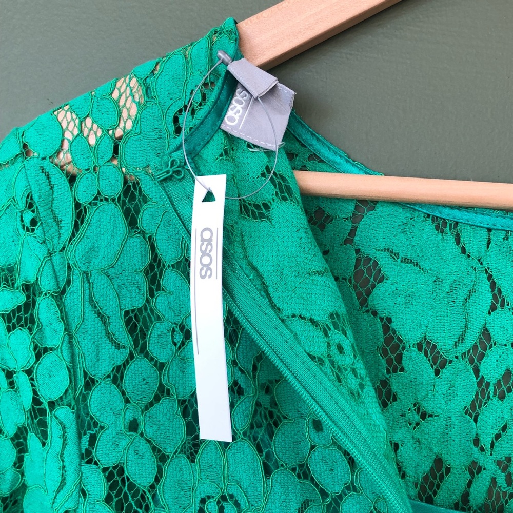 ASOS Green Lace Midi - Picture 5 of 5
